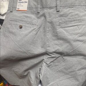 Old Navy Light Gray Ultimate Slim Trousers